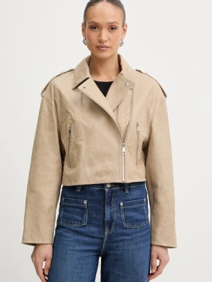 BOSS Orange kurtka skórzana C Salace