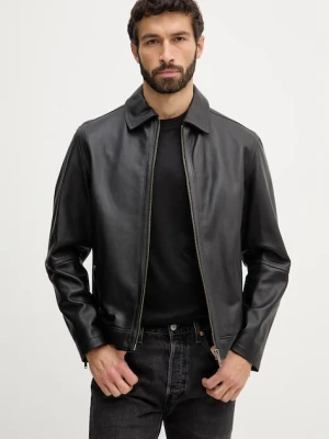 BOSS Orange kurtka skórzana Jogear