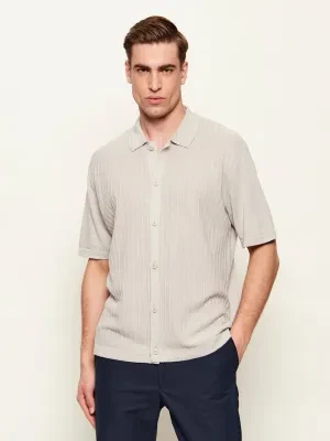 BOSS ORANGE Lniana koszula Amicino | Regular Fit