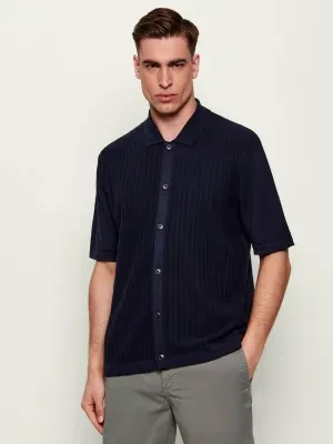 BOSS ORANGE Lniana koszula Amicino | Regular Fit