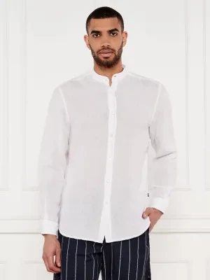 BOSS ORANGE Lniana koszula Race_1_M | Regular Fit