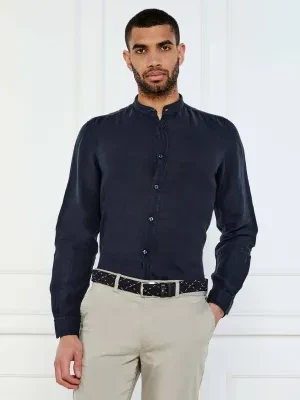 BOSS ORANGE Lniana koszula Race_1_M | Regular Fit