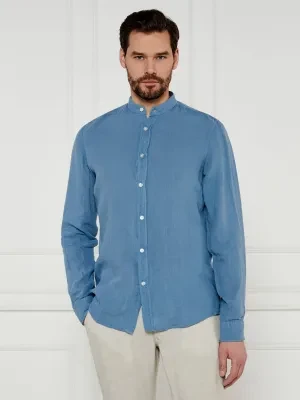 BOSS ORANGE Lniana koszula Race_1_M | Regular Fit