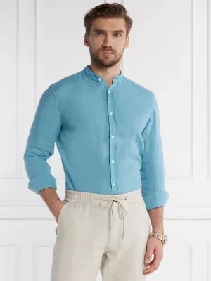 BOSS ORANGE Lniana koszula Race | Regular Fit