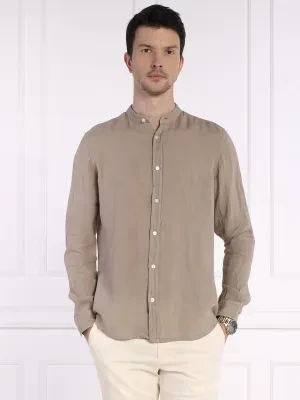 BOSS ORANGE Lniana koszula Race | Regular Fit