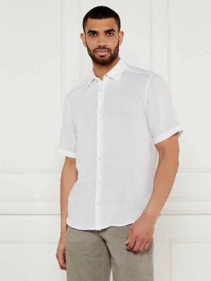 BOSS ORANGE Lniana koszula Rash_2_M | Regular Fit