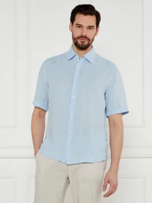 BOSS ORANGE Lniana koszula Rash_2_M | Regular Fit
