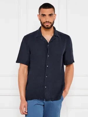 BOSS ORANGE Lniana koszula Rayer_M | Regular Fit