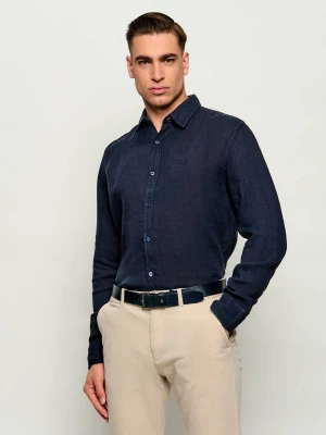 BOSS ORANGE Lniana koszula Relegant_6_M | Regular Fit