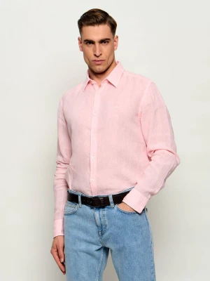 BOSS ORANGE Lniana koszula Relegant_6_M | Regular Fit