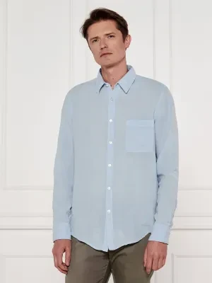 BOSS ORANGE Lniana koszula Relegant_6 | Regular Fit
