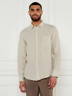 BOSS ORANGE Lniana koszula Relegant_6 | Regular Fit