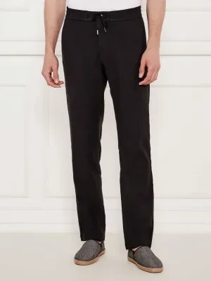 BOSS ORANGE Lniane spodnie Sanderson-L | Regular Fit