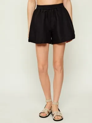 BOSS ORANGE Lniane szorty C_Tallan | Relaxed fit