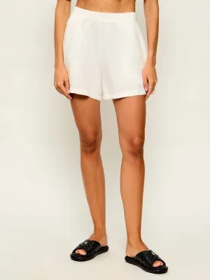 BOSS ORANGE Lniane szorty C_Tallan | Relaxed fit