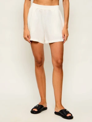 BOSS ORANGE Lniane szorty C_Tallan | Relaxed fit