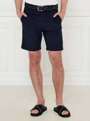 BOSS ORANGE Lniane szorty chino DS-2-S | Tapered fit
