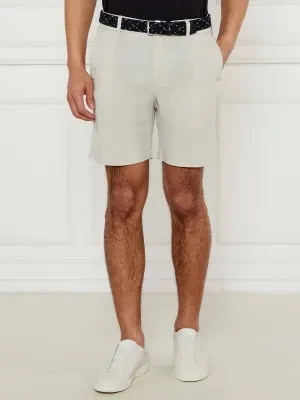 BOSS ORANGE Lniane szorty DS-2-S | Tapered fit