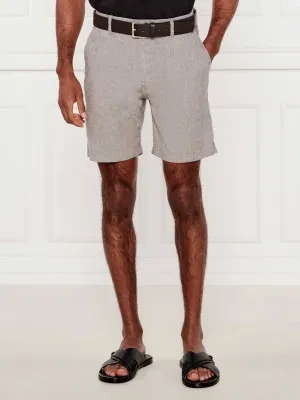 BOSS ORANGE Lniane szorty DS-2-S | Tapered fit