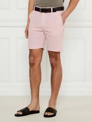 BOSS ORANGE Lniane szorty DS-2-S | Tapered fit