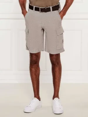 BOSS ORANGE Lniane szorty Sisla-9-Cargo | Relaxed fit