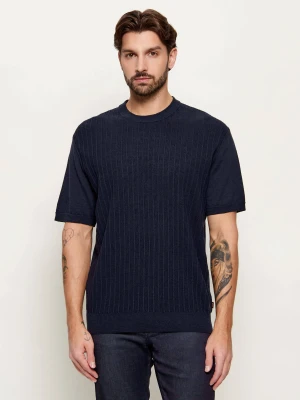 BOSS ORANGE Lniany sweter Kajordino | Relaxed fit