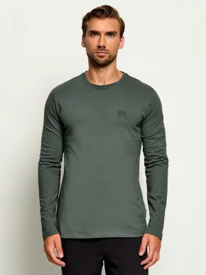 BOSS ORANGE Longsleeve Tacks | Regular Fit zielony