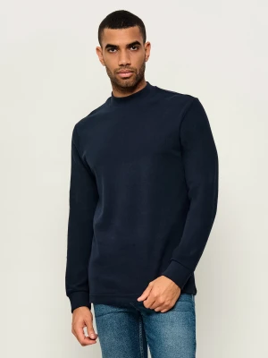 BOSS ORANGE Longsleeve Te_Shadows | Regular Fit granatowy