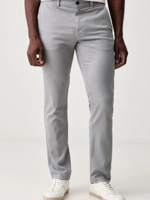 BOSS Orange męskie bawełniane z elastanem Chino-Slim-2 szary