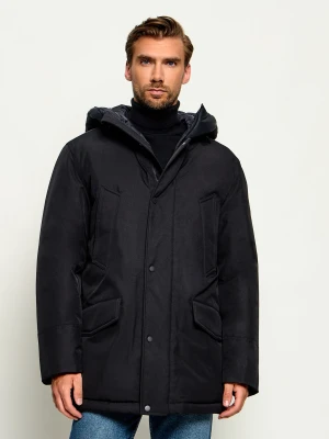 BOSS ORANGE Parka Osiass1 | Regular Fit czarny