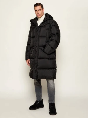 BOSS ORANGE Płaszcz Omont | Regular Fit czarny