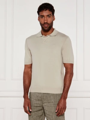 BOSS ORANGE Polo Asac_P | Regular Fit beżowy