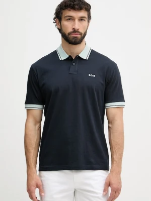BOSS Orange polo męskie bawełniane