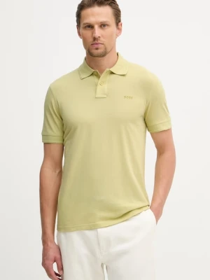 BOSS Orange polo męskie bawełniane Prime