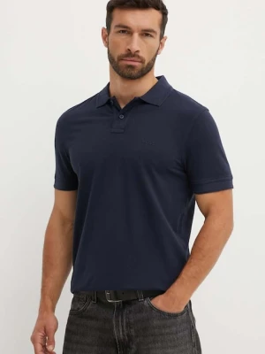 BOSS Orange polo męskie bawełniane Prime