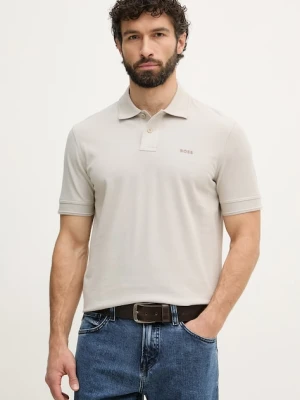 BOSS Orange polo męskie bawełniane Prime