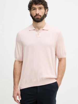BOSS Orange polo męskie z bawełną