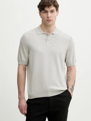 BOSS Orange polo męskie z bawełną