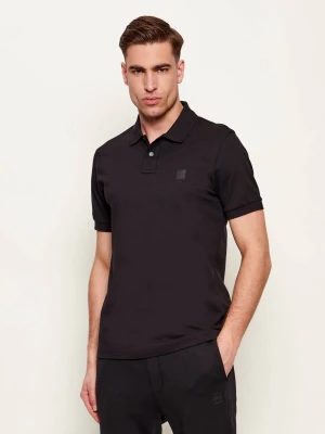 BOSS ORANGE Polo Passenger | Slim Fit czarny