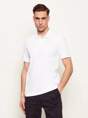 BOSS ORANGE Polo Passenger | Slim Fit biały