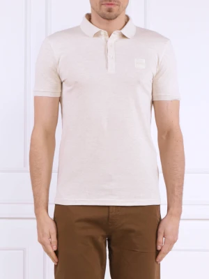 BOSS ORANGE Polo Passenger | Slim Fit piaskowy