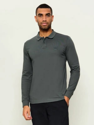 BOSS ORANGE Polo Passerby | Slim Fit zielony