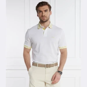BOSS ORANGE Polo Pe_Ocean_detailed | Regular Fit