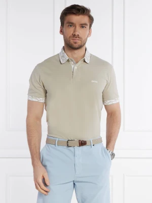 BOSS ORANGE Polo Pe_Ocean_detailed | Regular Fit