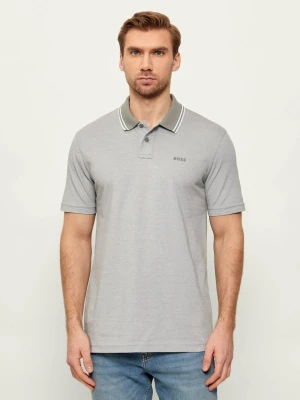 BOSS ORANGE Polo PeoxfordNew | Relaxed fit | oxford szary