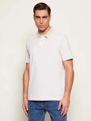 BOSS ORANGE Polo PeoxfordNew | Relaxed fit | oxford beżowy