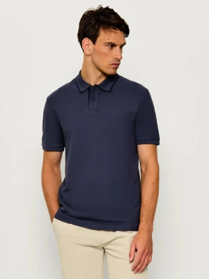 BOSS ORANGE Polo Phoenix | Regular Fit granatowy