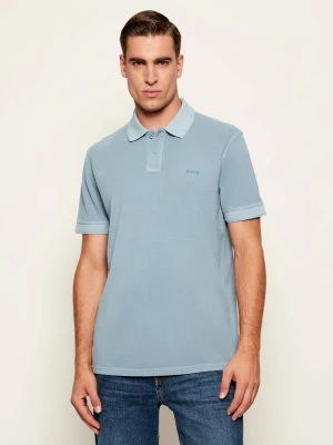 BOSS ORANGE Polo Prime | Regular Fit niebieski