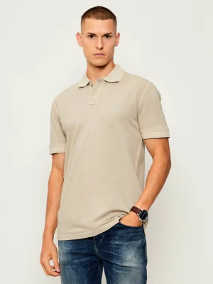 BOSS ORANGE Polo Prime | Regular Fit beżowy