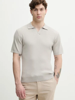 BOSS Orange polo swetrowe męskie bawełniane